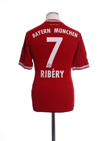 2013-14 Bayern Munich Home Shirt Ribery #7 S Football Shirt