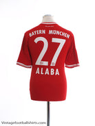 2013-14 Bayern Munich Home Shirt Alaba #27 M Football Shirt