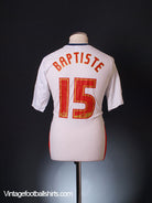 2013-14 Bolton Home Shirt Baptiste #15 M Football Shirt