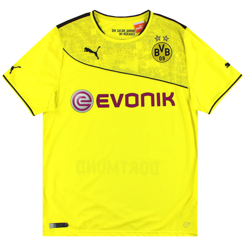 2013-14 Borussia Dortmund Puma Winter Home Shirt *As New* L Football Shirt