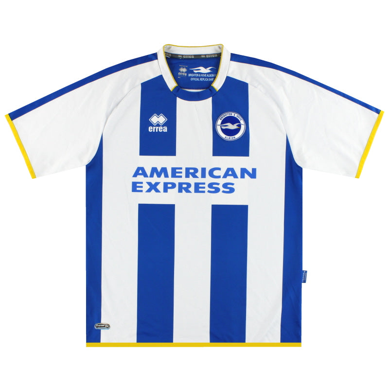 2013-14 Brighton Errea Home Shirt L Football Shirt