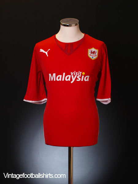 2013-14 Cardiff City Home Shirt *BNWT* L  Football Shirt