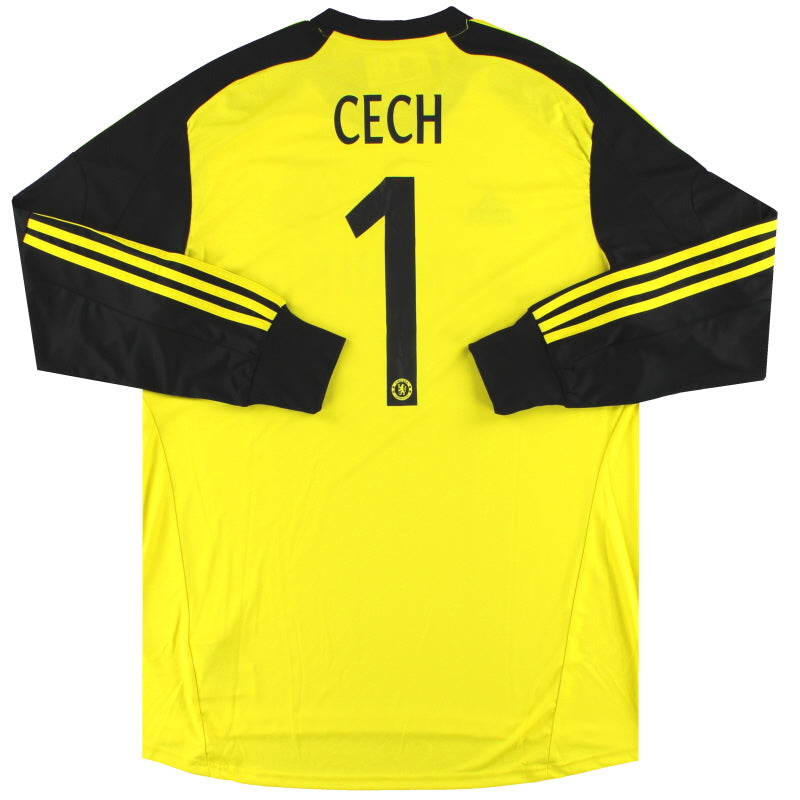 2013-14 Chelsea adidas CL Goalkeeper Shirt Cech #1 *w/tags* XL Football Shirt