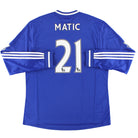 2013-14 Chelsea adidas Home Shirt Matic #21 *As New* L/S XL Football Shirt
