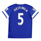 2013-14 Everton Home Shirt Heitinga #5 M Football Shirt