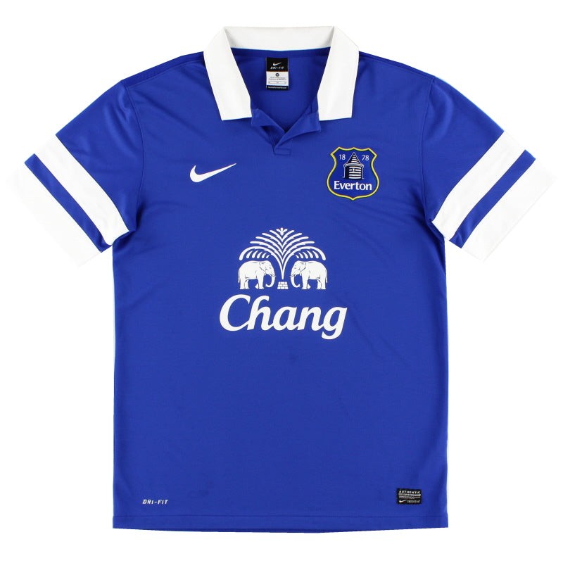 2013-14 Everton Nike Home Shirt M Football Shirt