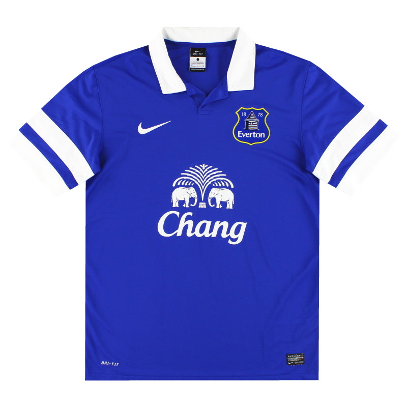 2013-14 Everton Nike Home Shirt M Football Shirt