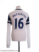 2013-14 Everton Third Shirt McCarthy #16 L/S *Mint* XL Football Shirt
