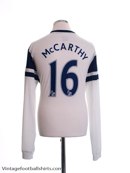 2013-14 Everton Third Shirt McCarthy #16 L/S *Mint* XL Football Shirt