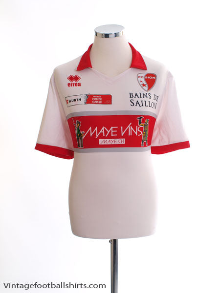 2013-14 FC Sion Home Shirt XL Football Shirt