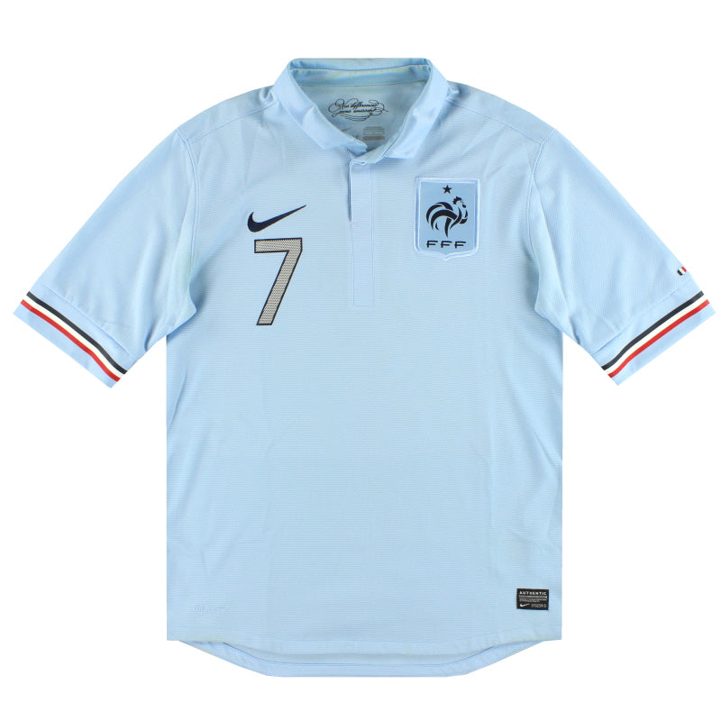 2013-14 France Nike Away Shirt Ribery #7 M 449683-475 | Vintage