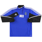 2013-14 Hamburg adidas Staff Issue 1/4 Zip Top L Football Shirt