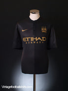 2013-14 Manchester City Away Shirt S Football Shirt