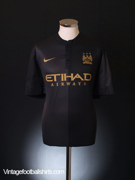 2013-14 Manchester City Away Shirt S Football Shirt