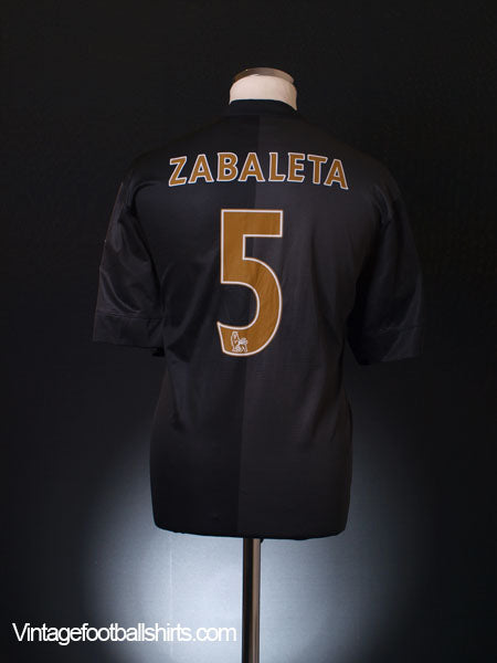 2013-14 Manchester City Away Shirt Zabaleta #5 *Mint* XL Football Shirt