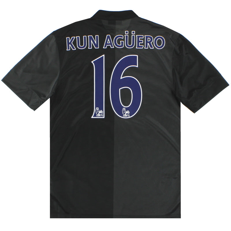 2013-14 Manchester City Nike Away Shirt Kun Aguero #16 *w/tags* S Football Shirt