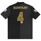 2013-14 Manchester City Nike Away Shirt Kompany #4 M Football Shirt