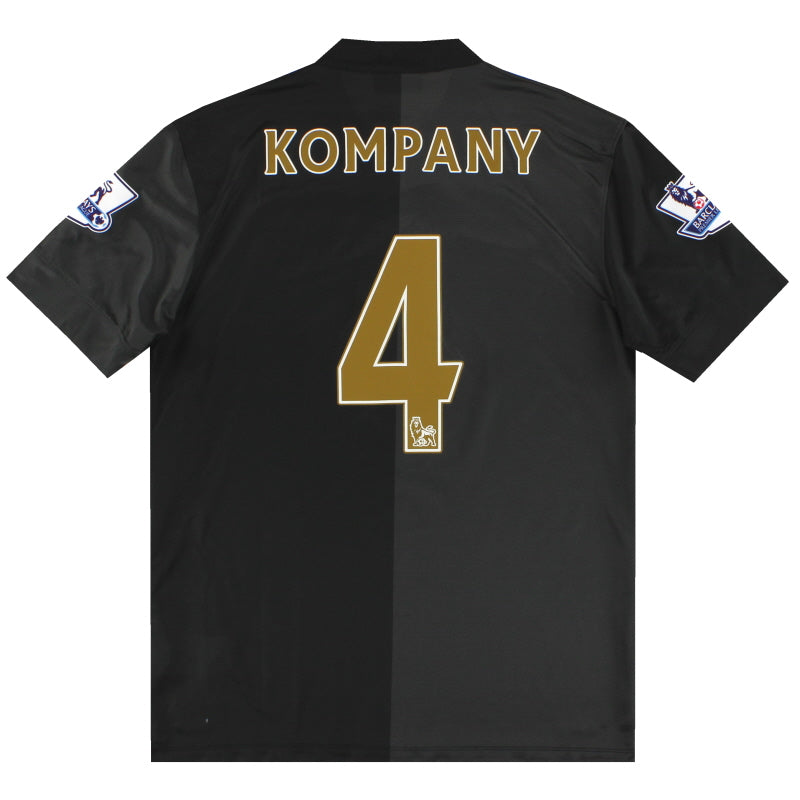 2013-14 Manchester City Nike Away Shirt Kompany #4 M Football Shirt
