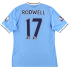 2013-14 Manchester City Player Issue Home Shirt Rodwell #17 *As New *XL Football Shirt