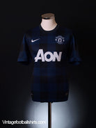 2013-14 Manchester United Away Shirt L.Boys Football Shirt