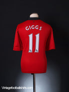 2013-14 Manchester United Home Shirt Giggs #11 XL Football Shirt