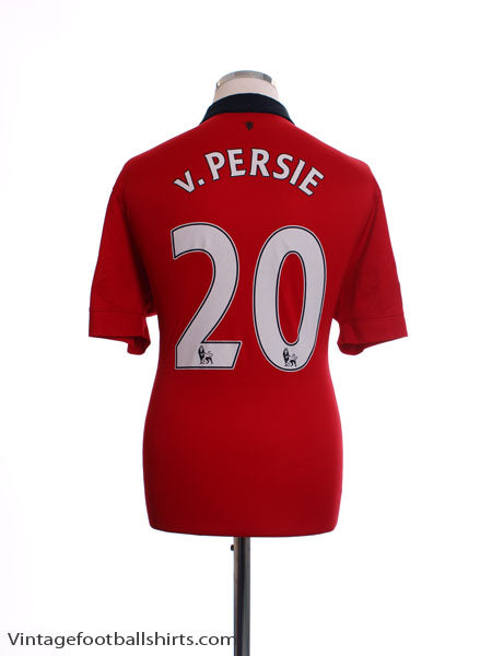 2013 14 Manchester United Home Shirt v.Persie #20 L
