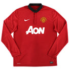 2013-14 Manchester United Nike Home Shirt L/S L Football Shirt