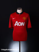 2013-14 Manchester United Home Shirt S Football Shirt