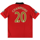 2013-14 Manchester United Nike Home Shirt Champions #20 L  Football Shirt