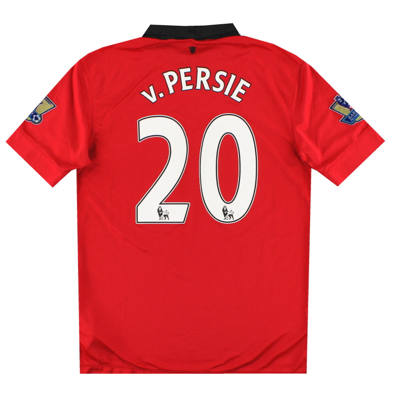2013-14 Manchester United Nike Home Shirt v.Persie #20 M Football Shirt