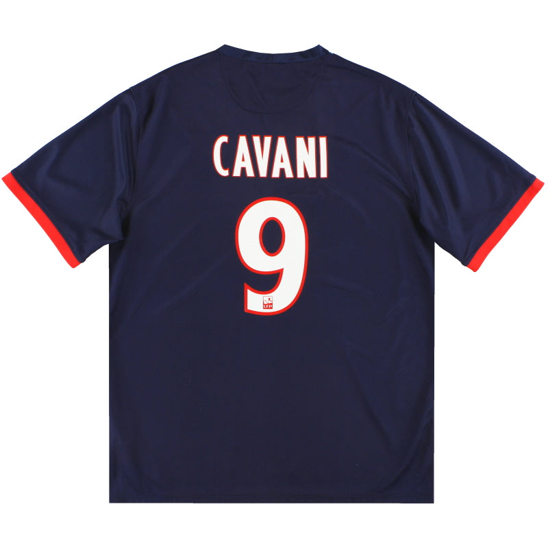 2013-14 Paris Saint-Germain Home Shirt Cavani #9 L Football Shirt