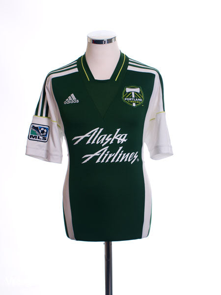 2013-14 Portland Timbers Home Shirt L | Vintage Football Shirts