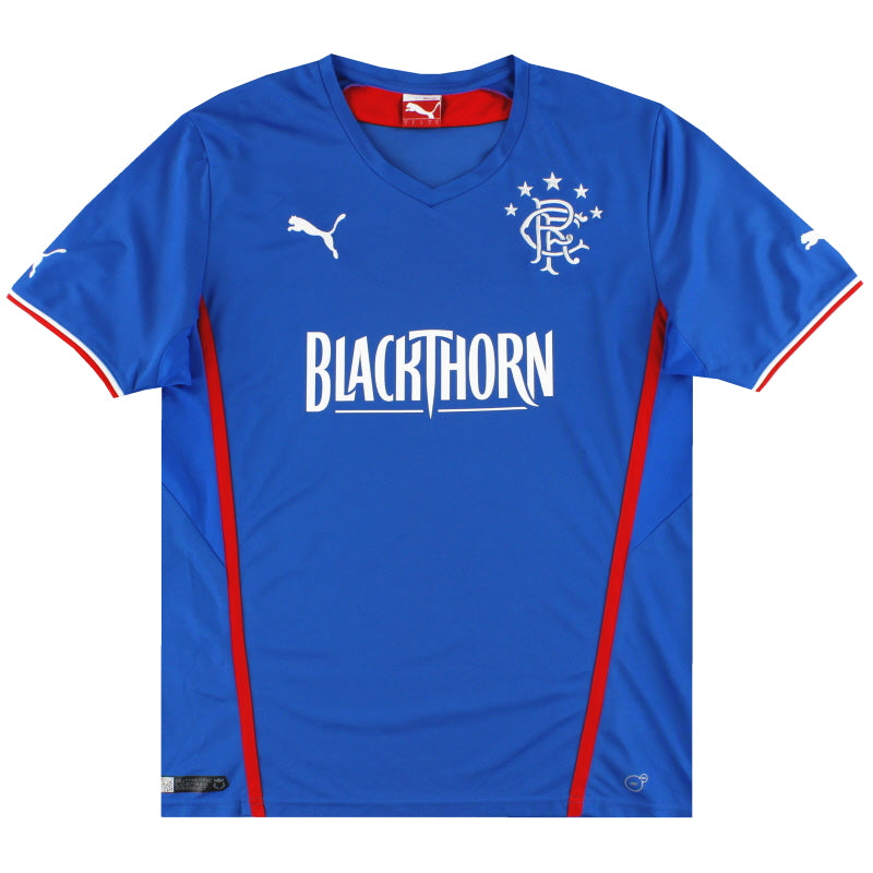 2013-14 Rangers Puma Home Shirt L 377664-18 | Vintage Football Shirts