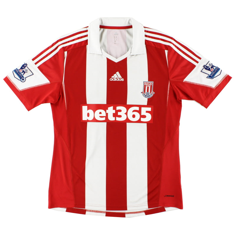 2013-14 Stoke City adidas '150 Years' Home Shirt S Football Shirt