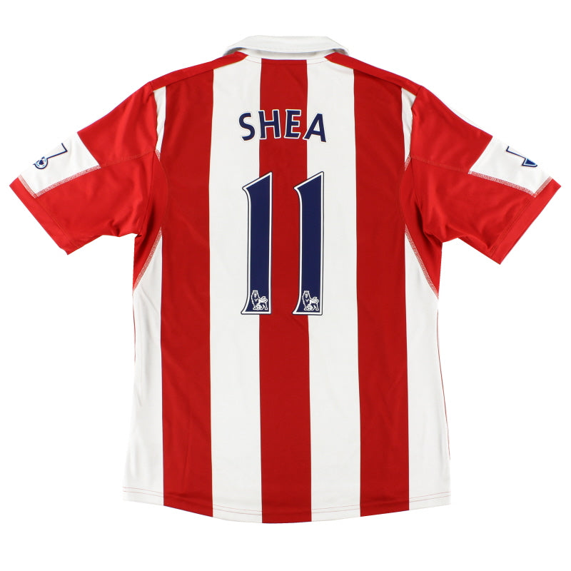 2013-14 Stoke City adidas '150 Years' Home Shirt Shea #11 M Football Shirt
