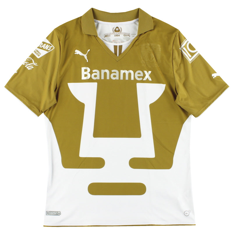 2013-14 UNAM Pumas Puma Home Shirt #10 (Bravo) L Football Shirt