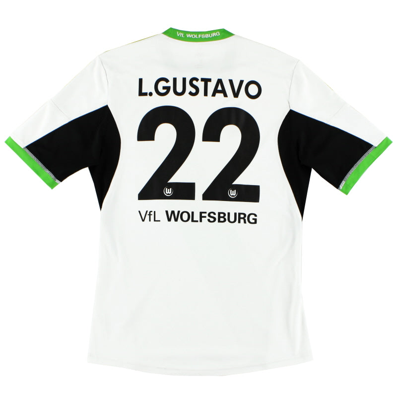 2013-14 Wolfsburg Home Shirt L.Gustavo #22 S Football Shirt