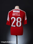 2013-14 Wrexham Match Worn Home Shirt Artell #28 XL Football Shirt