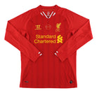2013-14 Liverpool Warrior Home Shirt L/S *Mint*