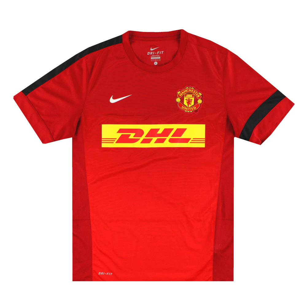2013-14 Manchester United Nike Training Shirt L 518632-678