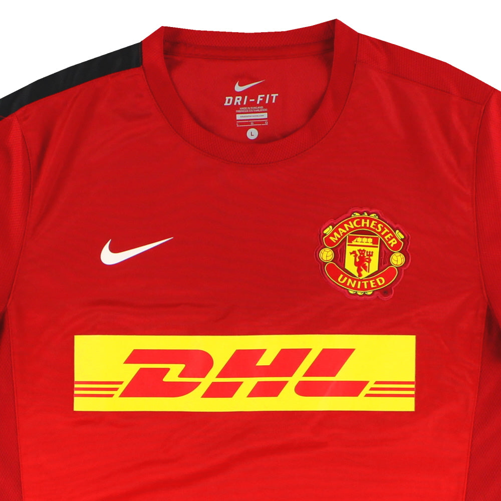 2013-14 Manchester United Nike Training Shirt L 518632-678