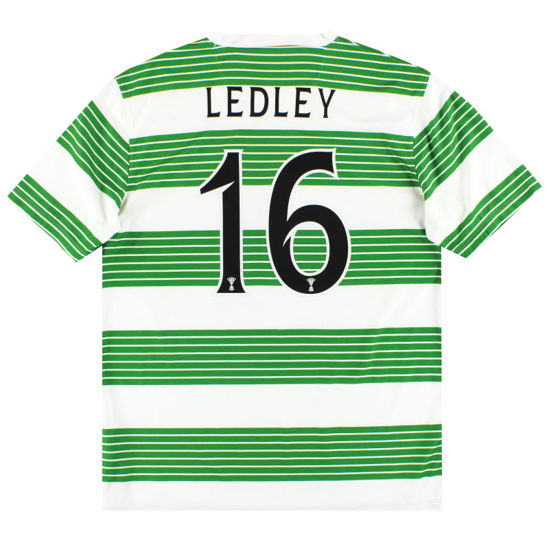 2013-15 Celtic Nike Home Shirt Ledley #16 L Football Shirt