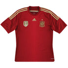 2013-15 Spain adidas Home Shirt *As New* S Football Shirt