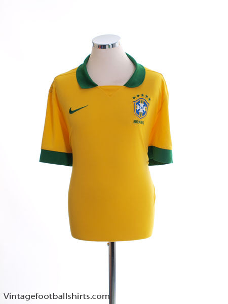 2013 Brazil Home Shirt XXL Football Shirt