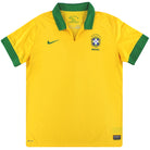 2013 Brazil Nike Home Shirt XL Football Shirt