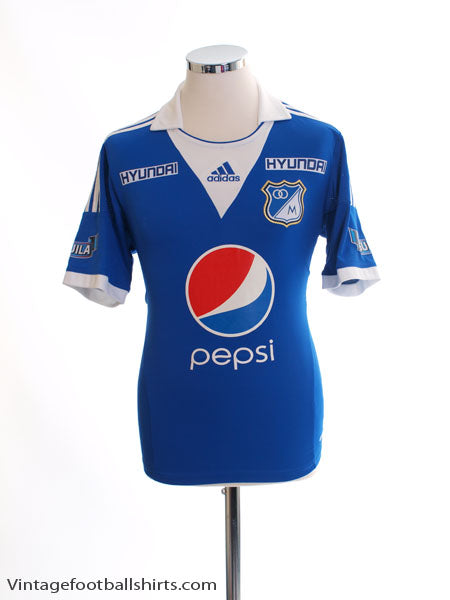 2013 Millonarios Home Shirt S Football Shirt