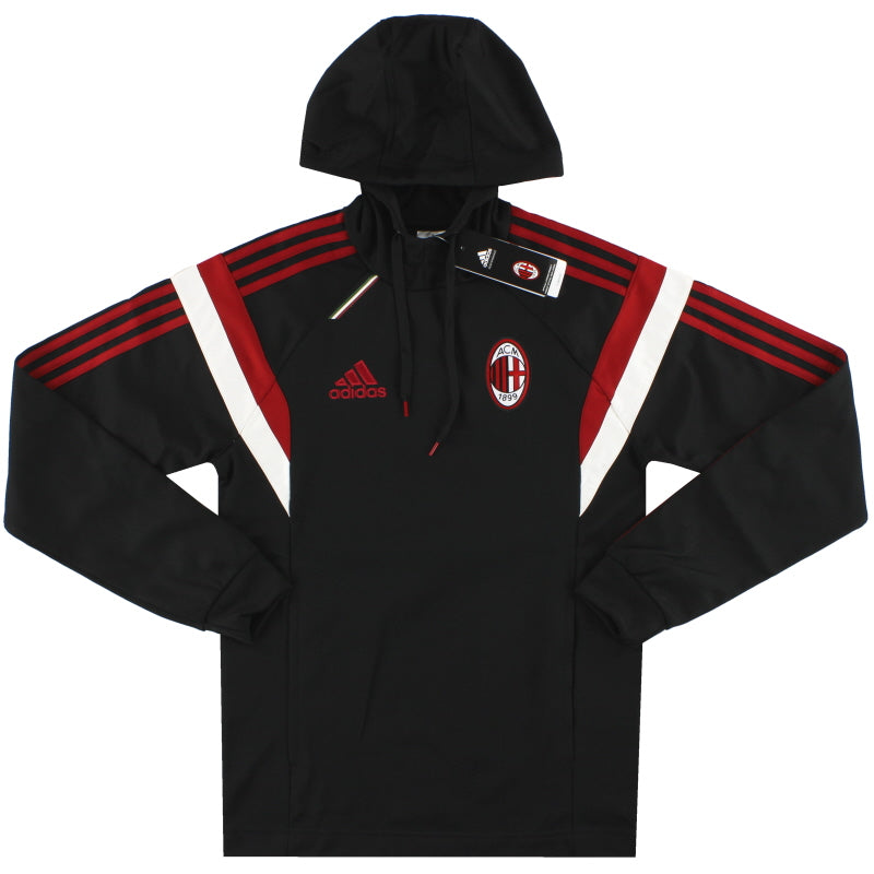 2014-15 AC Milan adidas Hooded Sweat Top *w/tags* XS Football Shirt