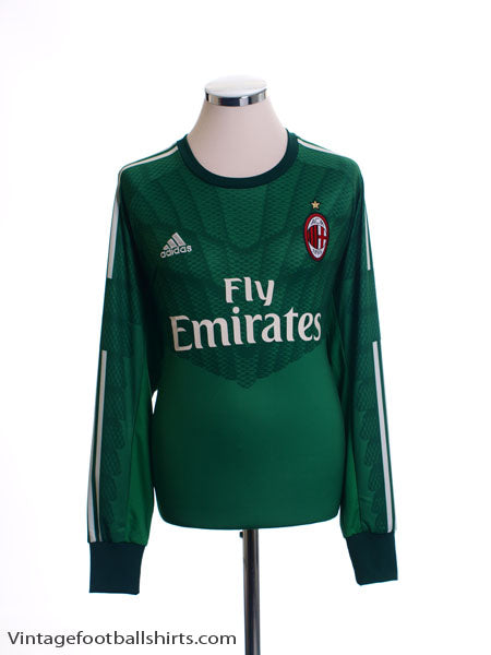 2014-15 AC Milan Goalkeeper Shirt *Mint* XL Football Shirt