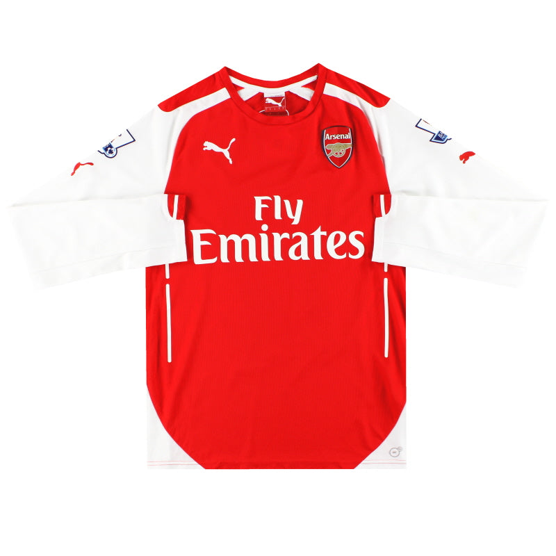 2014-15 Arsenal Puma Home Shirt Giroud #12 L/S S 746448 | Vintage