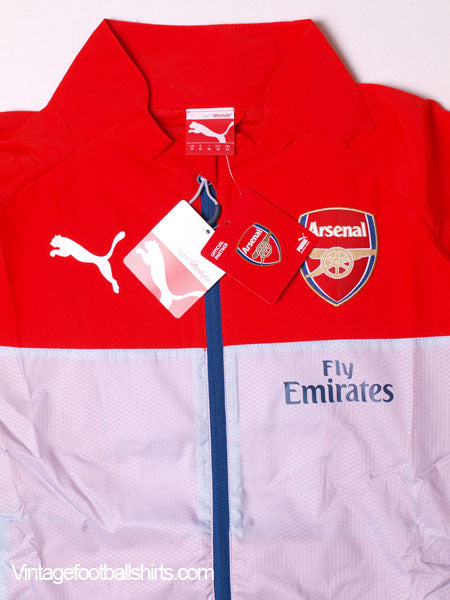 2014-15 Arsenal Puma Woven Jacket *BNIB* | Vintage Football Shirts